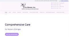 Desktop Screenshot of forwomeninc.net